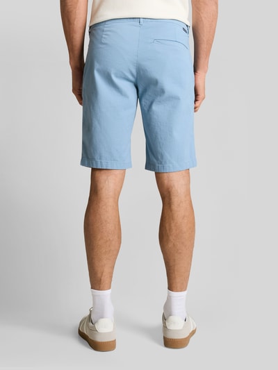 Tom Tailor Slim Fit Chinoshorts aus reiner Baumwolle Rauchblau 5