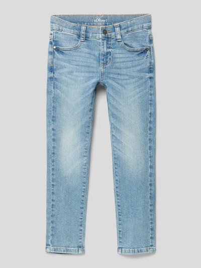 s.Oliver RED LABEL Jeans met reguliere pasvorm en stretch Blauw - 1