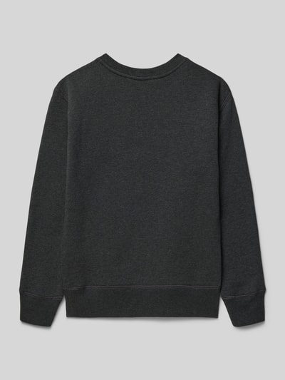 Polo Ralph Lauren Teens Sweatshirt met labelstitching Middengrijs gemêleerd - 3