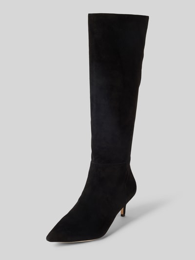 Lauren Ralph Lauren Laarzen van echt leer met naaldhak, model 'Mckay' Zwart - 1