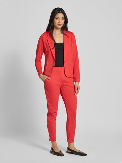 FREE/QUENT Slim fit blazer met knoopsluiting, model 'NANNI' Lichtrood - 1