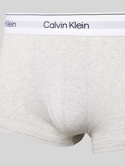 Calvin Klein Underwear Trunks mit elastischem Label-Bund im 3er-Pack Hellgrau 2