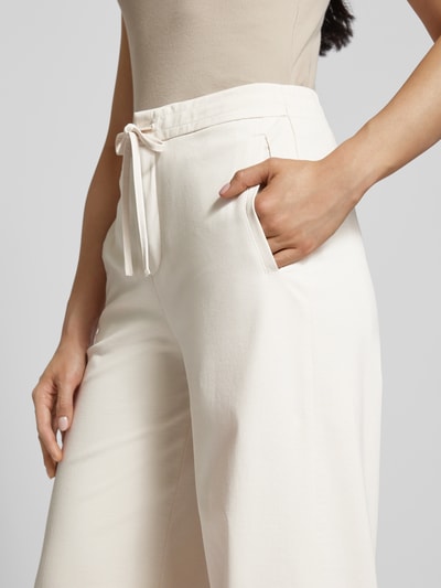 Drykorn Broek in effen design, model 'FAE' Offwhite - 3