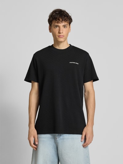G-Star Raw Loose Fit T-Shirt mit Rundhalsausschnitt Black 4