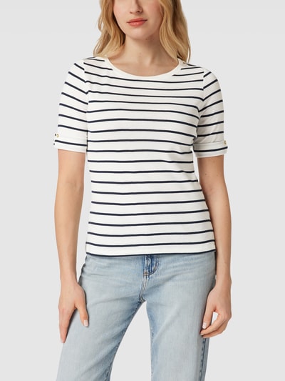 Esprit Collection T-Shirt mit Streifenmuster Marine 4