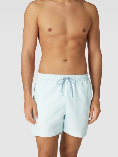 Calvin Klein Underwear Badehose mit Label-Details Rauchblau 1