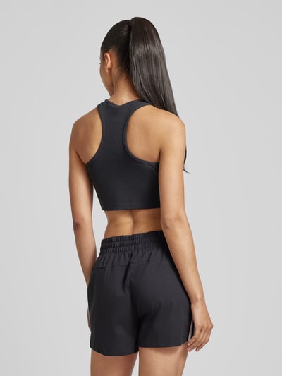 adidas Originals Crop Top mit Label-Patch Black 5