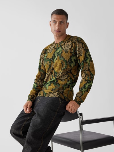 Etro Pullover mit Paisley-Dessin Gruen 6