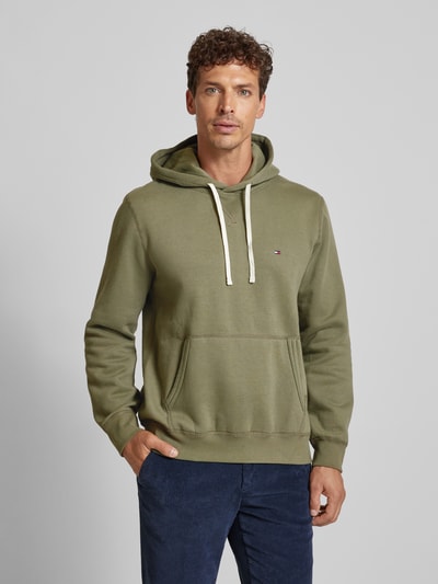 Tommy Hilfiger Loose fit hoodie met capuchon Olijfgroen - 4