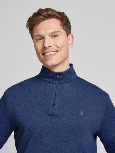 Polo Ralph Lauren Sweatshirt mit Label-Stitching Marine 3