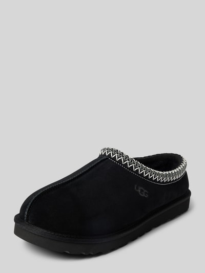 UGG Hausschuhe mit Bordüre Black 1