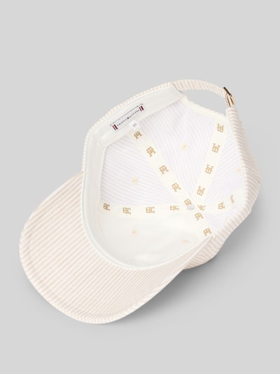 Tommy Hilfiger Basecap aus reinem Leinen mit Logo-Applikation Sand 2