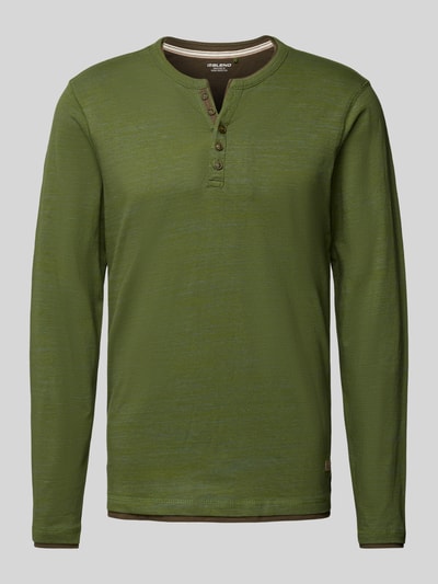 Blend Shirt met lange mouwen en knoopsluiting Groen - 2