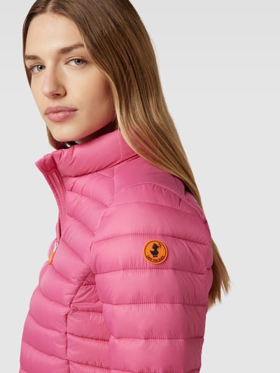 SAVE THE DUCK Steppjacke mit Zweiwege-Reißverschluss Modell 'CARLY' Pink 3