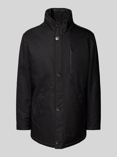 bugatti Jacke mit Stehkragen Modell 'Rainseries' Black 1