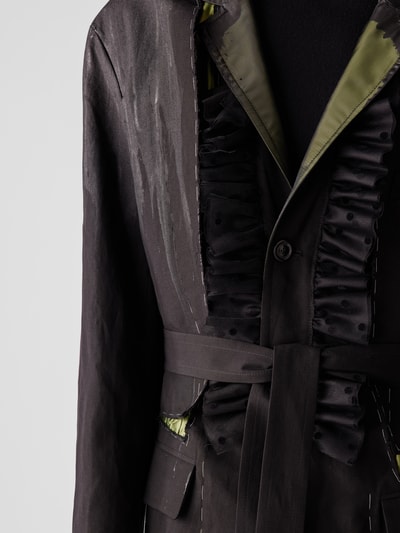 Maison Margiela Mantel im Distressed-Look Schwarz 3