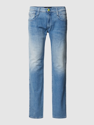 Replay Slim fit jeans in 5-pocketmodel, model 'Anbass' Lichtblauw - 2