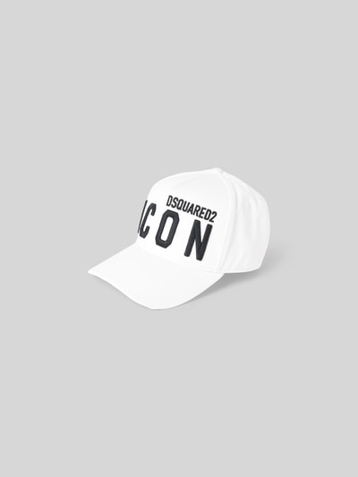 Dsquared2 Basecap mit Label-Stitching Weiss 1