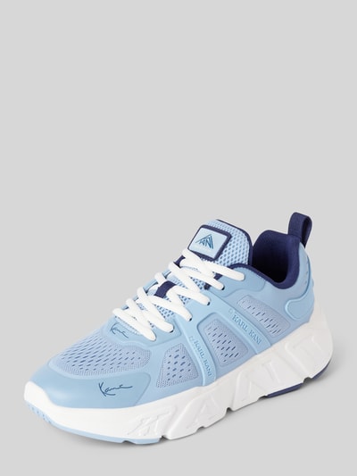 KARL KANI Sneakers met labeldetail, model 'Kani Runner' Lichtblauw - 1