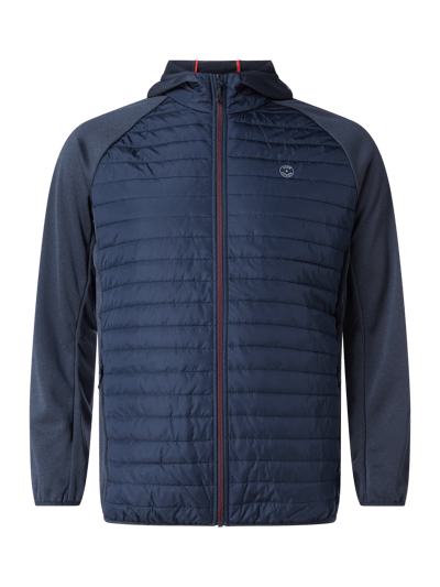 Jack & Jones Plus Kurtka pikowana PLUS SIZE z kapturem model ‘Emulti’ Granatowy 2