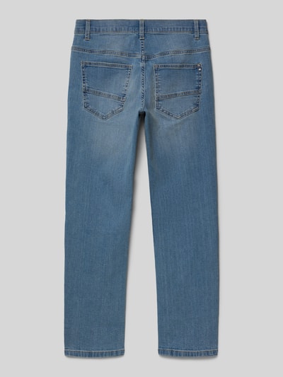 s.Oliver RED LABEL Straight leg jeans van katoenmix  Blauw - 3