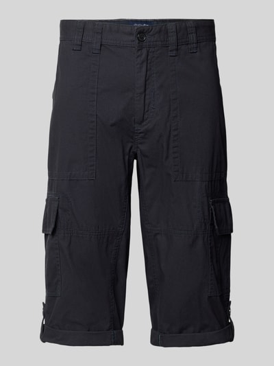 Christian Berg Men Bermuda met cargozakken Marineblauw - 2