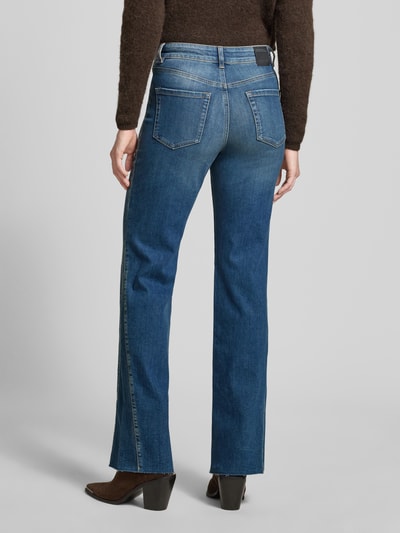 Marc Cain Bootcut Jeans im 5-Pocket-Design Bleu Melange 5