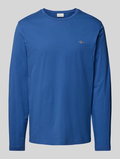 Gant Longsleeve mit Label-Stitching Royal 1