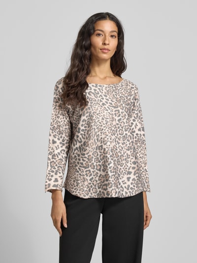 ZABAIONE Shirt met lange mouwen met boothals Beige - 4