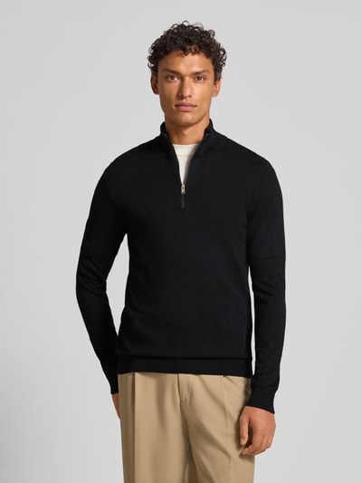 SELECTED HOMME Regular fit schipperstrui van puur katoen, model 'BERG' Zwart - 4