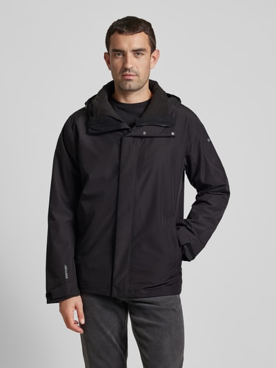 Schöffel Softshell-jack met labelprint, model 'OKERE' Zwart - 4