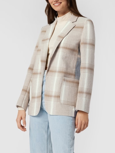 Jake*s Collection Blazer im Glencheck-Muster Sand 4