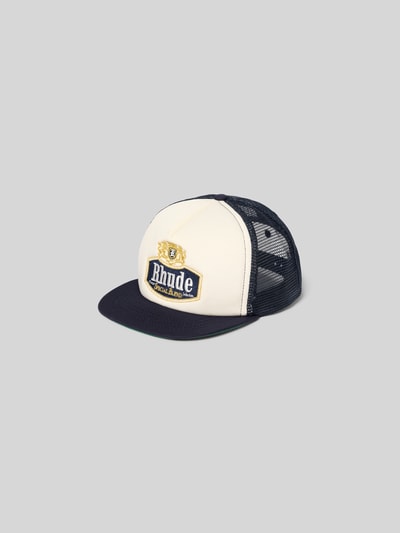 RHUDE Basecap mit Label-Detail Marine 2