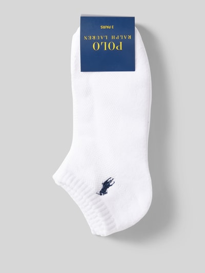 Polo Ralph Lauren Sneakersocken mit Label-Detail im 3er-Pack Weiss 3