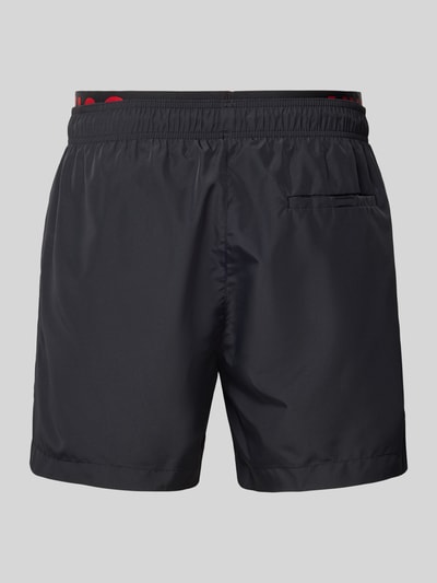 HUGO Badehose mit elastischem Bund Black 3