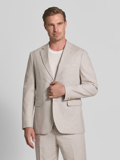 Matinique Straight Fit Sakko aus Leinen-Mix Modell 'Charles' Hellgrau 4