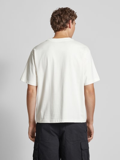 Low Lights Studios Oversized T-Shirt mit Label-Print Modell 'ASTRO' Offwhite 5