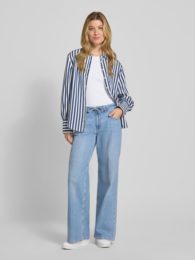 Brax Wide Fit Jeans mit Bindegürtel Modell 'MORGAN' Hellblau 1