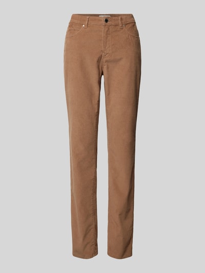 Brax Stoffen broek met 5-pocketmodel, model 'Mary' Beige - 2