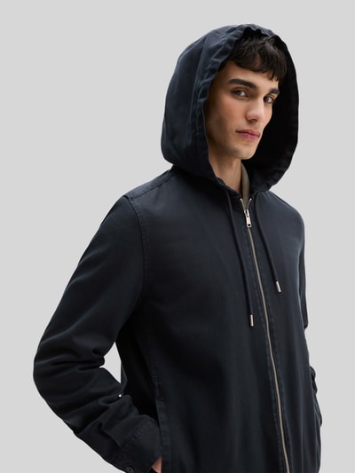Marc O'Polo Regular Fit Hemdjacke mit Kapuze Marine 3