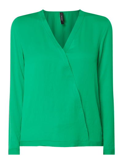 Marc Cain Blouseshirt in wikkellook  Groen - 2