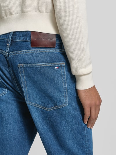 Tommy Hilfiger Regular fit jeans van puur katoen  Donkerblauw - 3