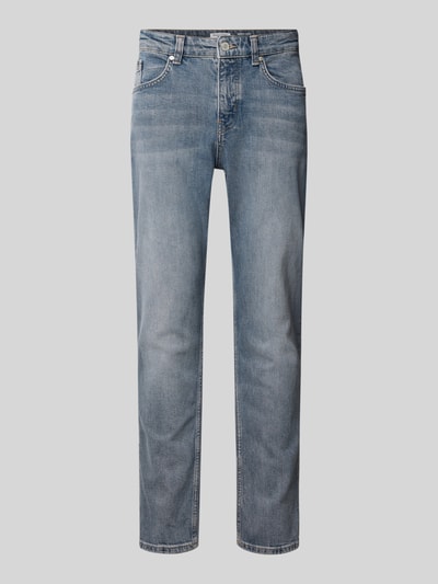 Marc O'Polo DENIM Jeansy o kroju tapered fit z mieszanki bawełny Jasnoniebieski 2