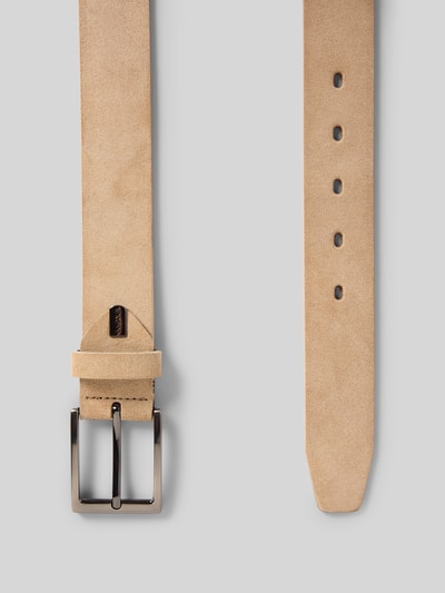 Lloyd Men's Belts Leren riem met doornsluiting Zand - 3