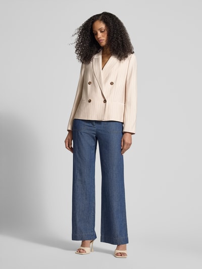 Jake*s Collection Regular Fit Blazer mit Reverskragen Sand 1