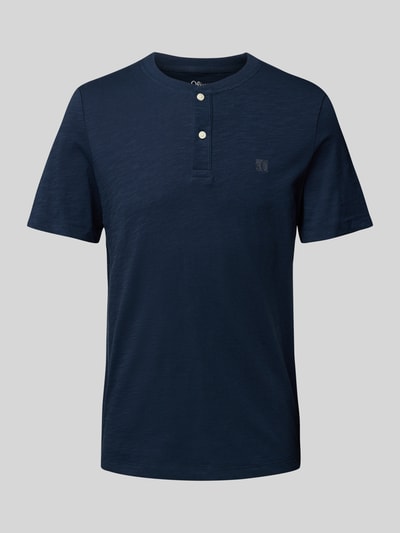 s.Oliver RED LABEL Regular Fit T-Shirt aus reiner Baumwolle Dunkelblau 2