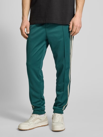 Balr. Sweatpants met galonstrepen en elastische band Flessengroen - 4