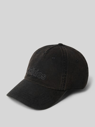 Productfoto, Basecap met Label-Detail van adidas Sportswear in zwart katoen met versterkte klep, gestikte luchtgaatjes, verstelbare sluiting.
