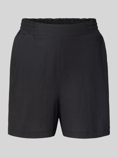 Tom Tailor Denim Korte relaxed fit broek met structuurmotief Zwart - 2