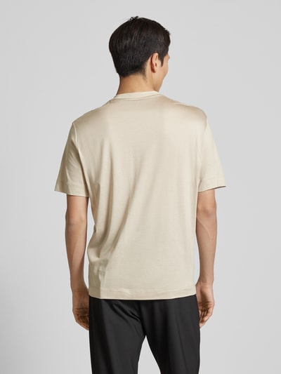 Emporio Armani T-Shirt mit Label-Stitching Beige 5